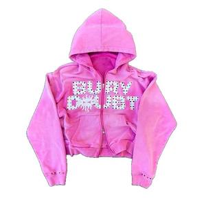 Sudadera con Pedrería Unisex, Sudadera Moderna para Hombre, Estilo Urbano - Product Image 2