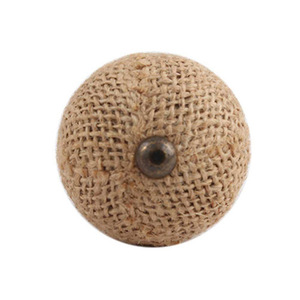 Boutons en bois de conception de corde écologique haut sur demande prix abordable poignées de décoration d'armoire de garde-robe arrondies - Product Image 1
