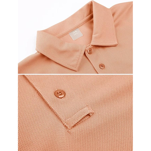 Camiseta de polo de verano con estampado sólido informal personalizado para hombre, camiseta de lona de manga corta de algodón 100% de alta calidad - Product Image 2