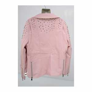 Brand New Women's Fashion Crop Coat High Quality Real <b>Sheepskin</b> Leather PU Leather Breathable Motorcycle <b>Jacket</b> New Arrival - Product Image 6