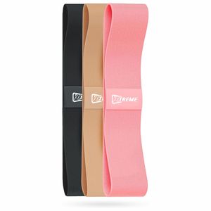 Bande d'Exercice Élastique pour les Fesses en Tissu Polyester Écologique Imprimé Personnalisé, Antidérapante, Motif Léopard Marbré - Product Image 3