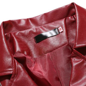 Chaqueta de invierno de cuero genuino para hombre de alta calidad gruesa transpirable Slim Fit personalizable - Product Image 3