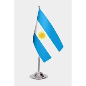 Drapeau de bureau argentin personnalisé, techniques d'impression numérique, fabriqué en coton, plastique, soie pour l'automobile, l'assurance, l'éducation et autres usages. - Product Image 1