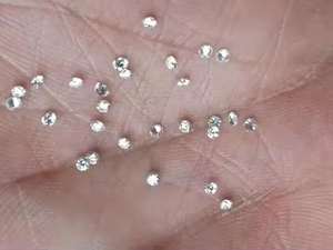 Diamante suelto Natural Real 1,25 MM 1,00 CTW Corte brillante redondo E G Blanco SI1 Claridad Diamante certificado India - Product Image 5