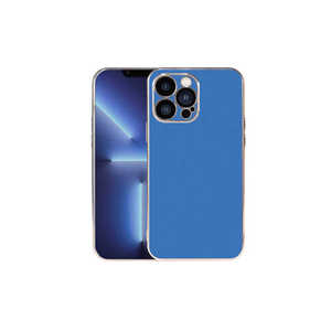 Coque en silicone liquide Netzy Premium pour iPhone 13 Pro, série SAFA Viyana, bleu sax, coques arrière en silicone souple Plus - Product Image 1
