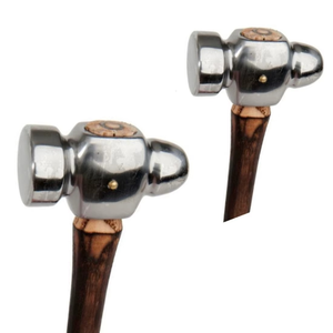 Marteau de fermeur vétérinaire professionnel de haute qualité, 15 pouces, écologique et durable, avec 12 clous de fer à cheval et manche en bois – Outils de fermeur - Product Image 2