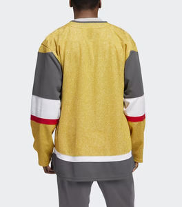 นิวเจอร์ซีย์ฮ็อกกี้น้ำแข็งธรรมดาเสื้อเจอร์ซีย์ฮ็อกกี้ดีไซน์ใหม่สำหรับเยาวชนออกแบบได้ตามต้องการ - Product Image 6