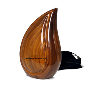 Pots en métal pour cendres personnalisées pour adultes Urnes en métal à texture martelée de qualité supérieure Urnes commémoratives en métal pour adultes - Product Image 6