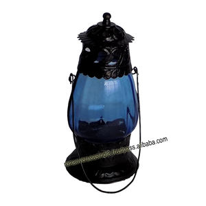 Nuevas linternas colgantes de Metal creativas más calientes con tapa y vidrio para eventos, boda, restaurante, decoración - Product Image 1