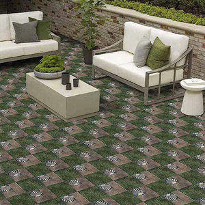 Carreaux de pavé en granit de porcelaine Carreaux de patio extérieur Carrelage extérieur Pierre 12Mm d'épaisseur Carré 400X400 Mm Chambre extérieure - Product Image 1