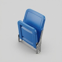 Asientos de Grada Abatibles de Aluminio, Material Resistente a los Rayos UV para Arenas Deportivas al Aire Libre, Suministro Directo de Fábrica