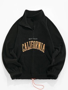Sudaderas con capucha para hombre, sudaderas cálidas de lana esponjosa, ropa de calle Vintage bordada con letras, sudaderas para otoño - Product Image 5