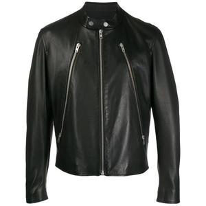 แจ็คเก็ตมอเตอร์ไซค์หนังแกะแท้คุณภาพสูงปี 2025 ดีไซน์ใหม่ กันน้ำ ระบายอากาศ สไตล์วินเทจ กอธิค ไม่มีปก - Product Image 4