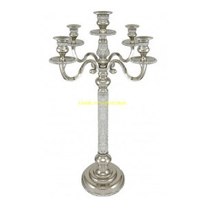 Bougeoir candélabre à 5 bras avec bol central Centres de table de mariage Décoration d'événement et décoration d'hôtels - Product Image 4