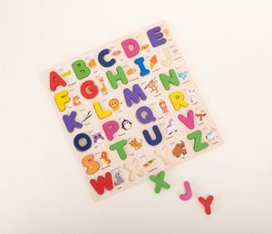 Juego de Rompecabezas de Alfabeto de Madera Natural Hecho de Madera Sostenible, No Tóxico, Seguro para Niños y Bebés en Todo el Mundo - Product Image 5