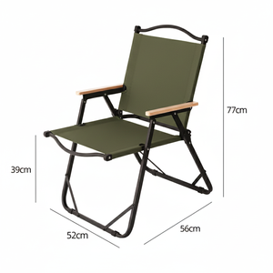 เก้าอี้พับพกพาสำหรับตั้งแคมป์และเดินทาง น้ำหนักเบา ปรับแต่งได้ พร้อมโลโก้ตามสั่ง สำหรับปิกนิกกลางแจ้ง - Product Image 6
