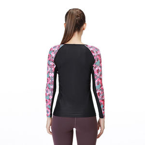 Long Sleeve Comfortable <b>Women</b> <b>Rash</b> <b>Guard</b> With Custom Design Sublimation Printed Long Sleeve Style Perfect <b>For</b> Sports Use - Product Image 4