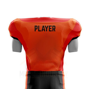 ชุดยูนิฟอร์มอเมริกันฟุตบอลคุณภาพสูงสั่งทำพิเศษ ระบายอากาศได้ดี น้ำหนักเบา แห้งเร็ว สำหรับผู้ใหญ่ ผลิตจากโพลีเอสเตอร์ 100% - Product Image 5