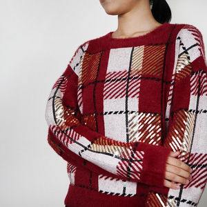 Suéter de Mujer Tejido Suave Hecho a Mano en Pakistán, Suéter de Punto Trenzado Acogedor para Mujer, Temporada de Invierno, Suéter de Moda para Mujer - Product Image 5