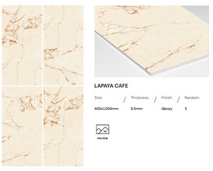 กระเบื้องปูพื้นพอร์ซเลนขัดเงาขายดี ขนาด 600x1200 มม. สำหรับห้องนั่งเล่น สำนักงาน ห้องออกกำลังกาย ห้องครัว ห้องรับประทานอาหาร ห้องน้ำ - Product Image 3