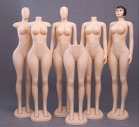 Mannequin de corps entier féminin avec tête, support, en plastique ABS gonflable, jambes en tissu, BBL, grande taille, gros buste, fesses, bikini, utilisation par tailleur, tête de mannequin