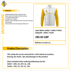 Chaqueta de cuencos de césped de ropa deportiva personalizable de alta calidad con impresión por sublimación Calidad OEM/ODM del fabricante - Product Image 5