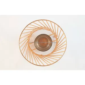 Portavelas Redondo Moderno Hecho a Mano para Interiores Minimalistas, Decoración Navideña para el Hogar, Ideal para Pinterest, por Zahid Exports India - Product Image 3