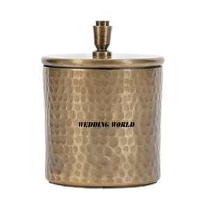 Tarro de cristal para dulces, calidad Superior, hecho a mano, diseñador, tarro de fruta seca, tamaño personalizado, venta al por mayor, lujo, nuevo servidor de nueces de Metal - Product Image 2