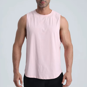 Camiseta sin mangas de alta calidad al mejor precio para hombre, venta al por mayor, nuevo diseño, ropa activa de secado rápido, ajuste regular - Product Image 4