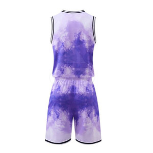 Haute Qualité 100% Polyester Basketball Jersey Uniforme Personnalisable Équipe Porter Séchage Rapide Sublimé Ensembles à Vendre - Product Image 3