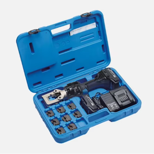 Kit d'outil de sertissage hydraulique sans fil CEMBRE B500NDE 18V, sertisseuse professionnelle alimentée par batterie avec jeu de matrices - Product Image 1