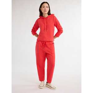 เสื้อมีฮู้ดของผู้หญิงเสื้อลำลองมีฮู้ดผ้านุ่ม100% ผ้าฝ้ายขนแกะโอเวอร์ไซส์ปักลายกราฟิกเฮฟลีซ - Product Image 2