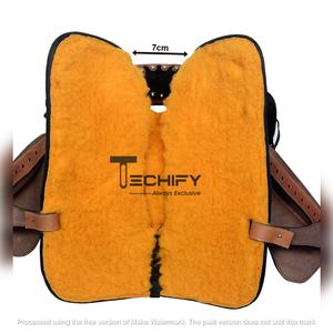 Silla de Montar de Cuero Resistente Estilo Vaquero Occidental, Equipo para Caballos, Accesorios para Caballos, Producto Ecuestre - Product Image 2