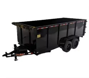 High Quality 4-Wheel 3-10 Ton Farm <b>Trailer</b> Hydraulic 2-Wheel Dump <b>Tractor</b> with Gear and Motor for Agriculture - Product Image 6