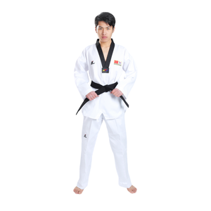 Conjunto de Gi de Boxeo Personalizado al por Mayor con Logotipo Serigrafiado en Poliéster/Algodón Ligero, Ecológico y Duradero para Hombre/Mujer con Logotipo Frontal - Product Image 3