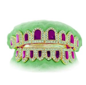 Couleur blanche Grillz personnalisée et poussière de diamant, coupes de diamant, coupes Perm, Hip Hop Grillz personnalisé, argent sterling 925, or 10K 14K - Product Image 1
