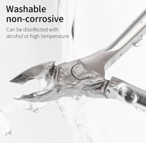 Pince à ongles professionnelle en acier inoxydable poignée à ressort enlever la peau morte pince à cuticules pour ongle d'orteil - Product Image 6