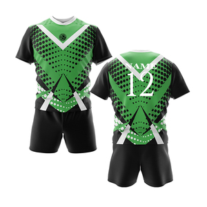 Ropa deportiva de fútbol de Rugby Unisex de primera calidad, conjunto de uniforme de equipo personalizable con impresión por sublimación transpirable personalizada - Product Image 6