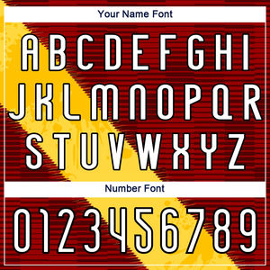 Nuevo Uniforme de Voleibol Sublimado con Líneas Rojas, Amarillas y Negras, Tejido Transpirable de Secado Rápido para Nombre y Logotipo del Equipo de Voleibol - Product Image 5