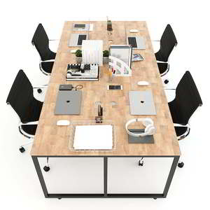 Minimalist 4-Person 240x120cm Rubberwood <b>Folding</b> Table HBMN012 - Product Image 2