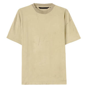 Camiseta extragrande de manga corta para hombre con logotipo personalizado Premium 100% algodón lavado para apariencia microfibra nueva ropa de calidad Premium - Product Image 1