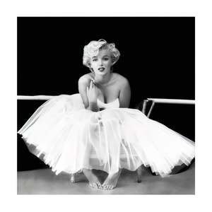 Conjunto de Ropa de Ballet para Niñas Marilyn Monroe, Estilo Clásico, Falda Tutú de Nailon Estampada y Leotardo para Actuaciones - Product Image 1