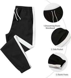 Pantalones de Jogger con cremallera de diseño personalizado para hombre, Sudadera con capucha de poliéster transpirable, conjunto de chándal de invierno impreso, venta al por mayor - Product Image 3