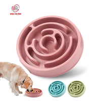 Comedero Lento de Lujo para Perros de Fabricante OEM, Tazón Personalizado para Gatos, Comederos y Tazones para Mascotas de Plástico Duradero Ecológico en Varios Colores
