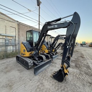Excavadora de cadenas John Deere 50G usada con cilindro hidráulico y motor Eaton en venta/Excavadora John Deere 17G en venta - Product Image 1