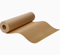 Papier sulfurisé non blanchi résistant à la chaleur, directement de l'usine, enduit de silicone, antiadhésif et résistant à la graisse pour pain/gâteau/biscuits