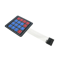 Teclado de matriz/matriz 4x4, 16 teclas, membrana de interruptor, para arduino 4X4