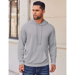 Trending hoodie for men warm fleece durable stitching soft interior professional manufacture for daily use - Product Image 2
