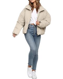 Veste matelassée de luxe de haute qualité pour femme, nouvelle marque d'hiver, veste matelassée personnalisée, ultralégère pour l'hiver - Product Image 5