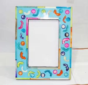 Marco de fotos de resina de hueso hecho a mano de lujo antiguo Material de madera de calidad para la decoración directa de la Oficina del hotel del hogar - Product Image 1